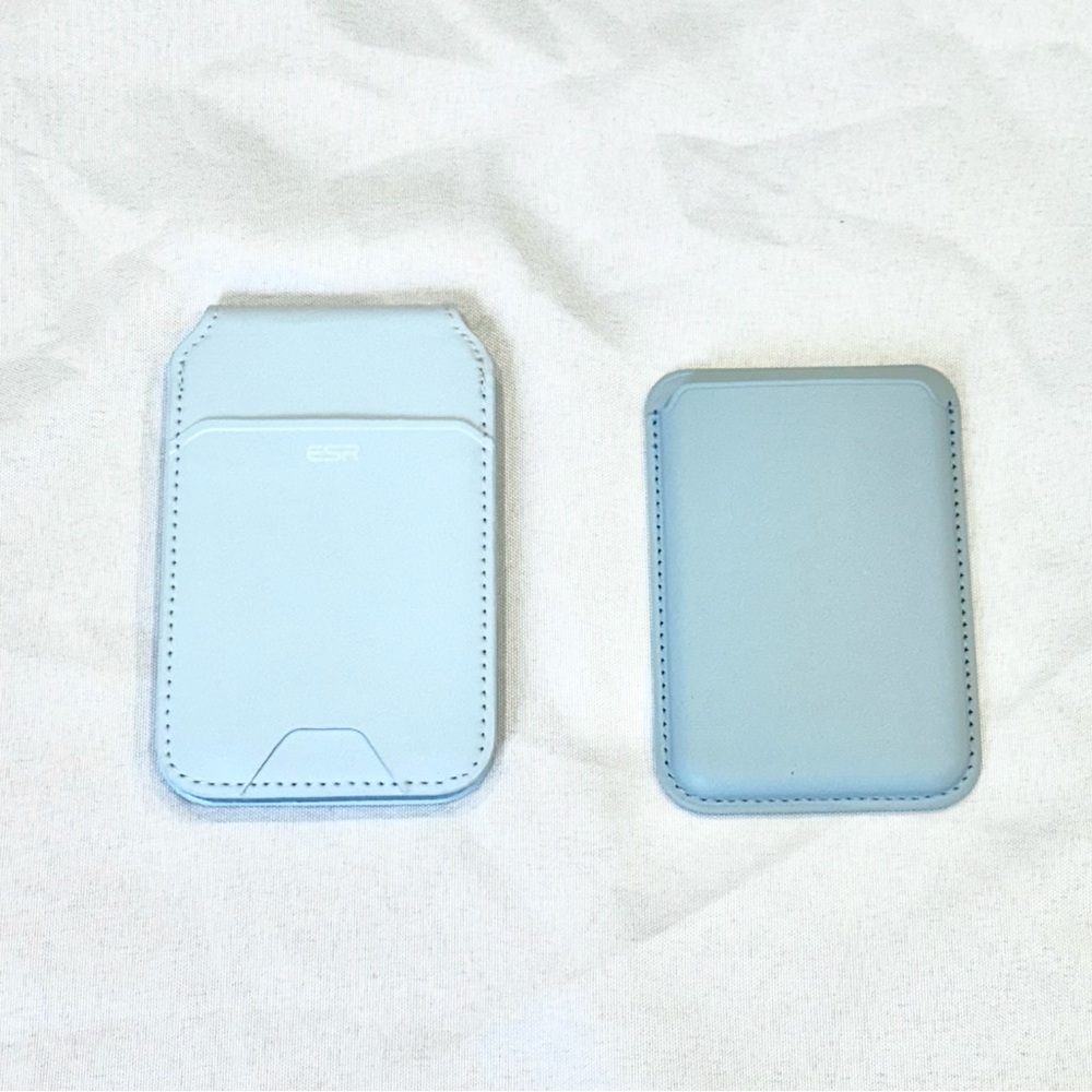 NWOT Set of 2: Magnetic Blue iPhone Wallet Attachments